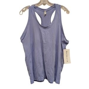 Athleta Momentum Racerback Tank Top Periwinkle Blue 1X